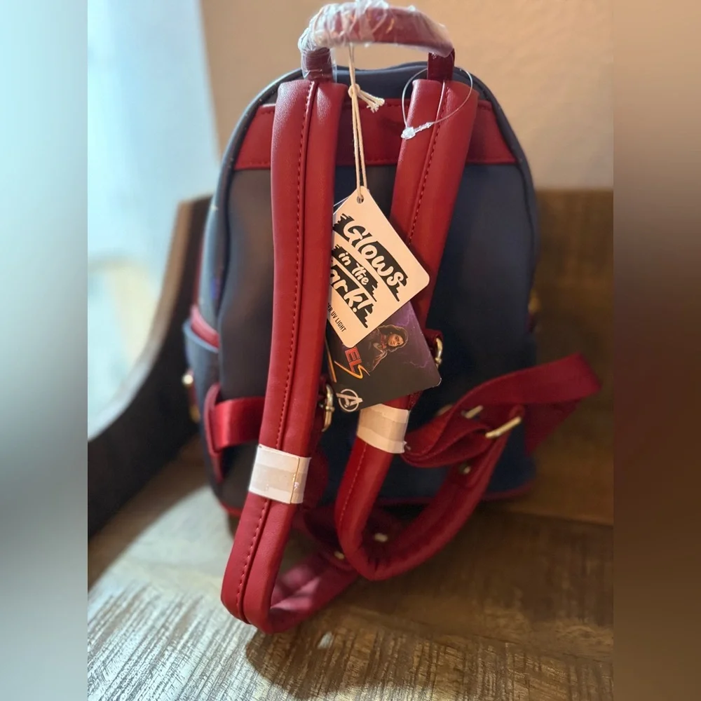 NWT Loungefly Marvel The Marvels Characters Mini Backpack - Picture 4 of 12